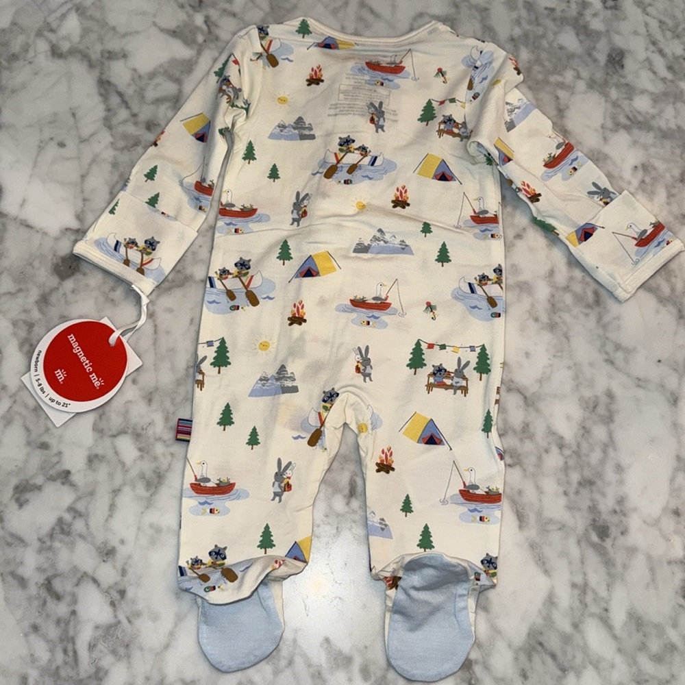 NWT MAGNETIC ME MODAL CAMPING LAKE FOOTIE - Picture 6 of 6